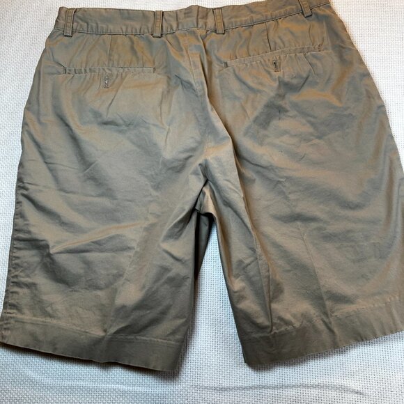 Michael Kors Men's Classic Flat Front‎ Khaki Shorts Size 32 - Picture 8 of 9